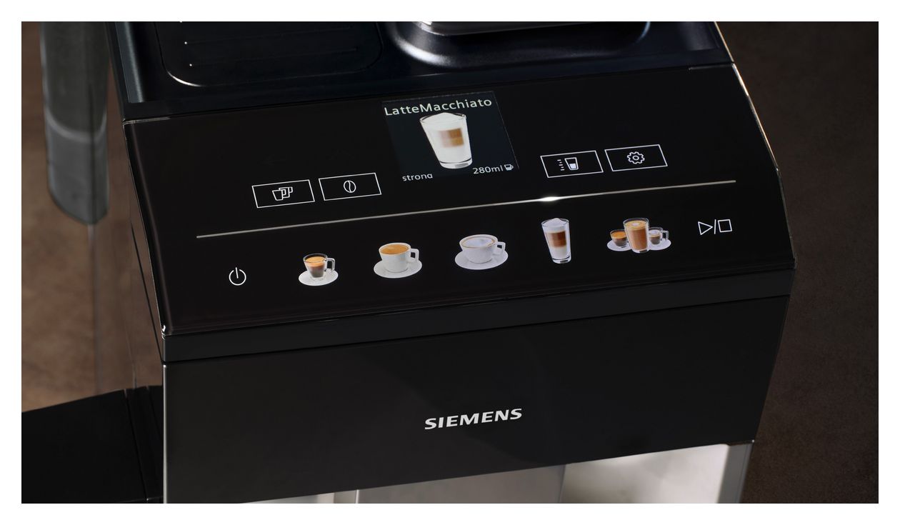 EQ500 TQ513D01 Kaffeevollautomat 15 bar 1,9 l 270 g AutoClean  (Schwarz, Silber) 