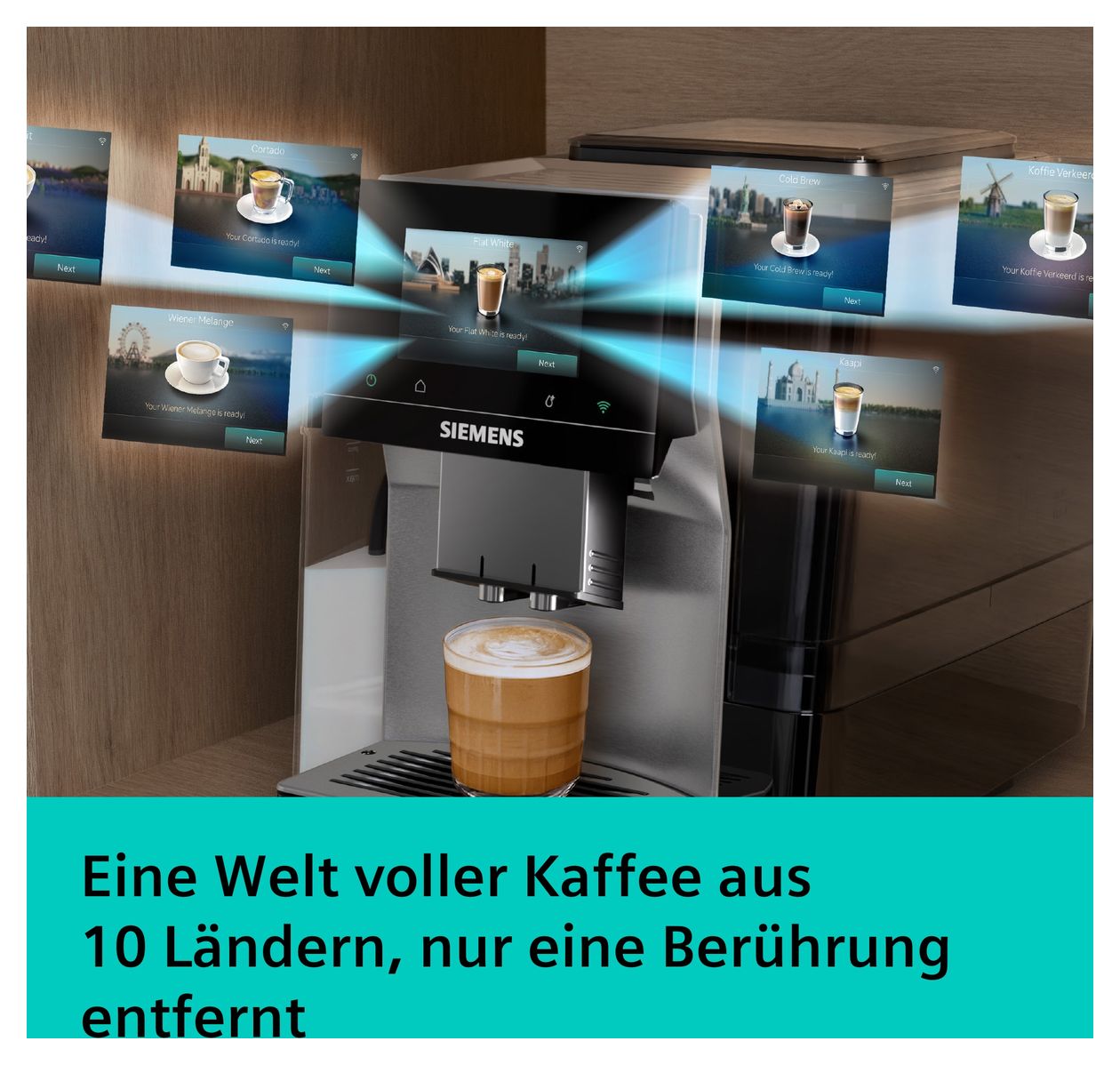 EQ700 TQ727D03 iAroma Kaffeevollautomat 19 bar 2,4 l 320 g  (Edelstahl) 