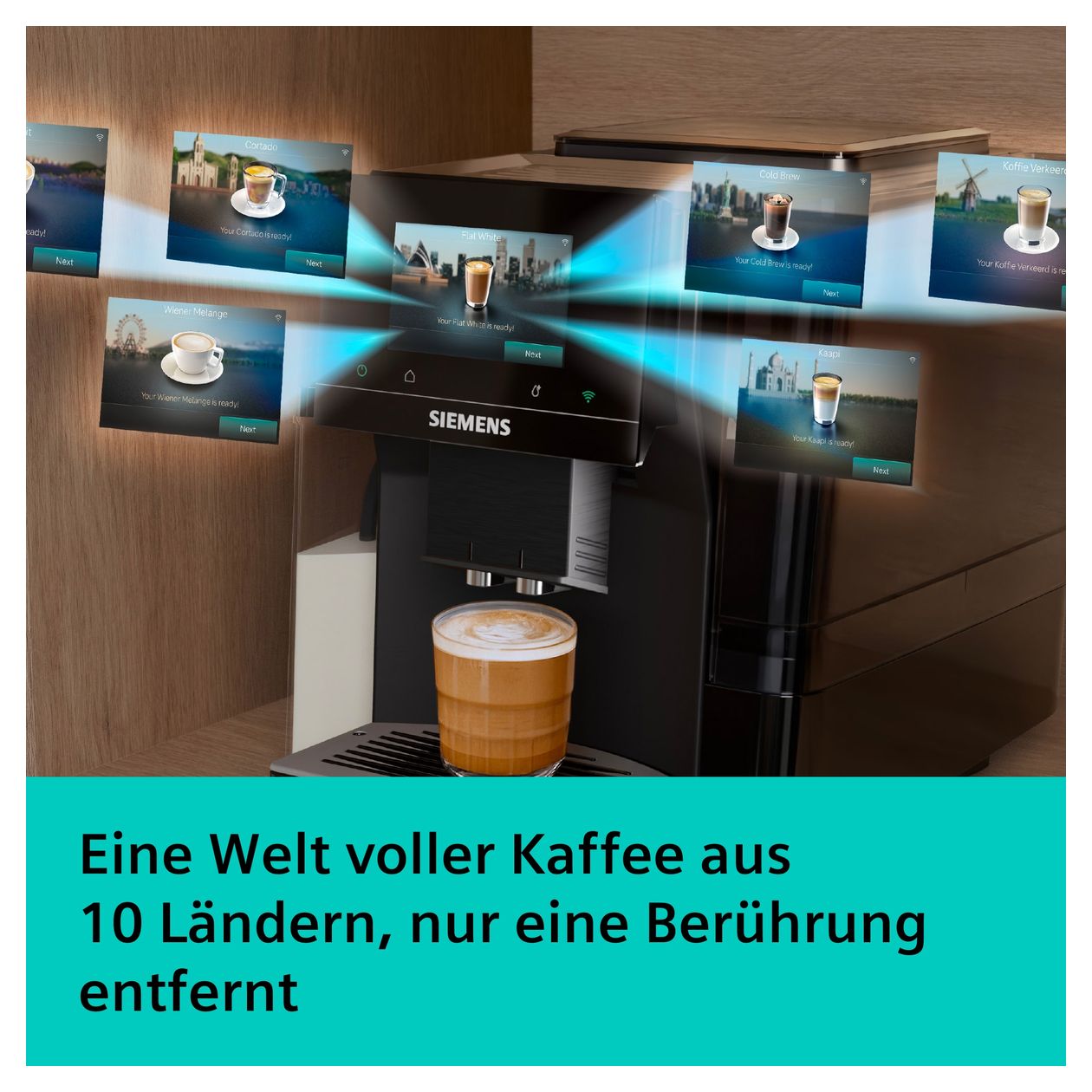 EQ700 TQ727EF5 iAroma Kaffeevollautomat 2,4 l 320 g  (Edelstahl) 
