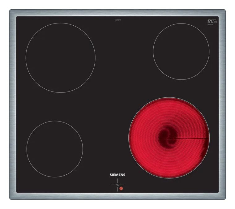 EQPOWER12K Herdset normal mit 60 cm Glaskeramikkochfeld 