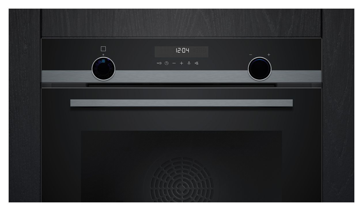 iQ500 HB478G5B7 Einbaubackofen groß AutoClean (Schwarz) 