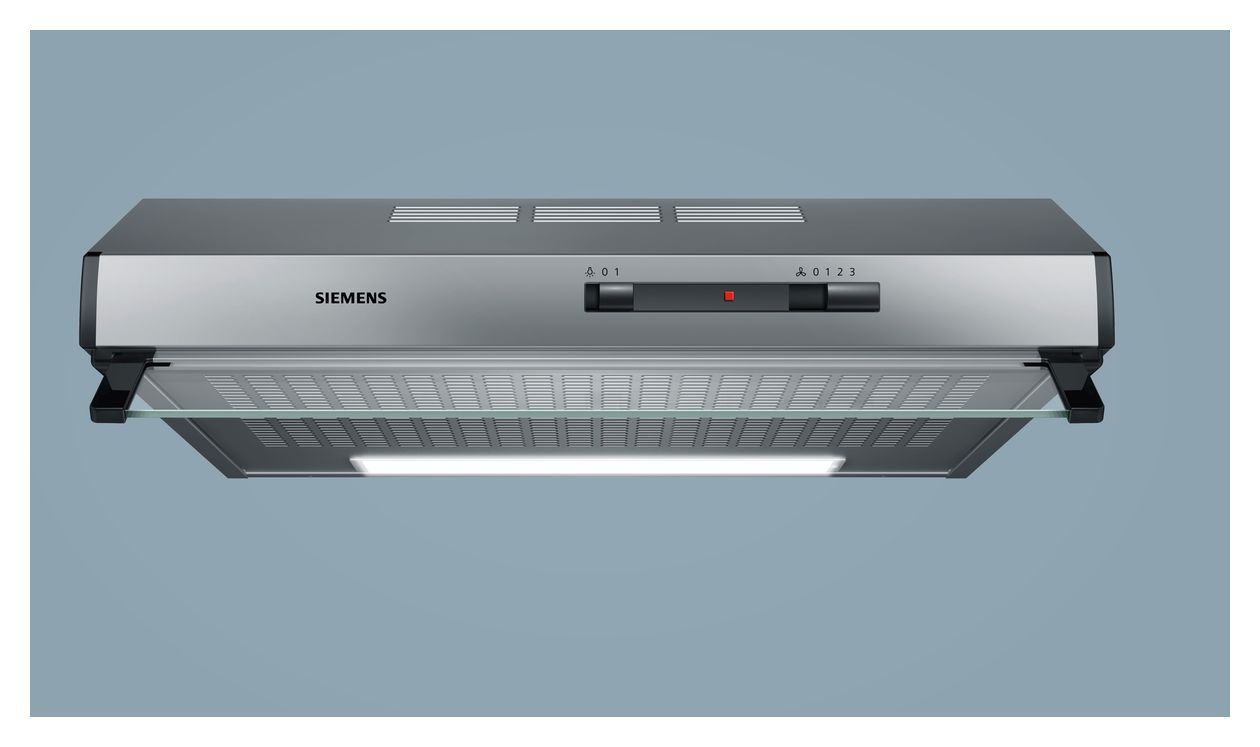 iQ100 LU62LFA51 Abluft/Umluft Dunstabzugshaube/Esse Wand 60 cm (Silber) 