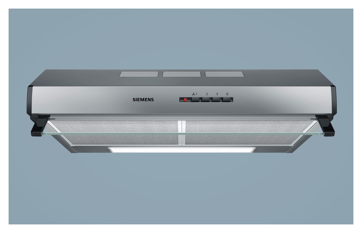iQ100 LU63LCC50 Abluft/Umluft Dunstabzugshaube/Esse Unterbau 60 cm (Edelstahl) 
