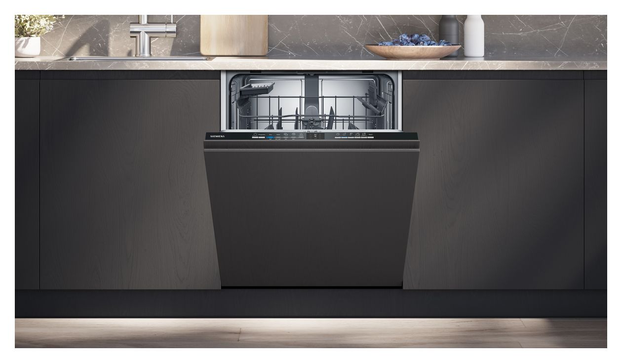 iQ100 SN61HX01TE 60 cm Geschirrspüler vollintegriert (ohne Front) Leise 13 Maßgedecke aquaStop Funktion Wärmetauscher 