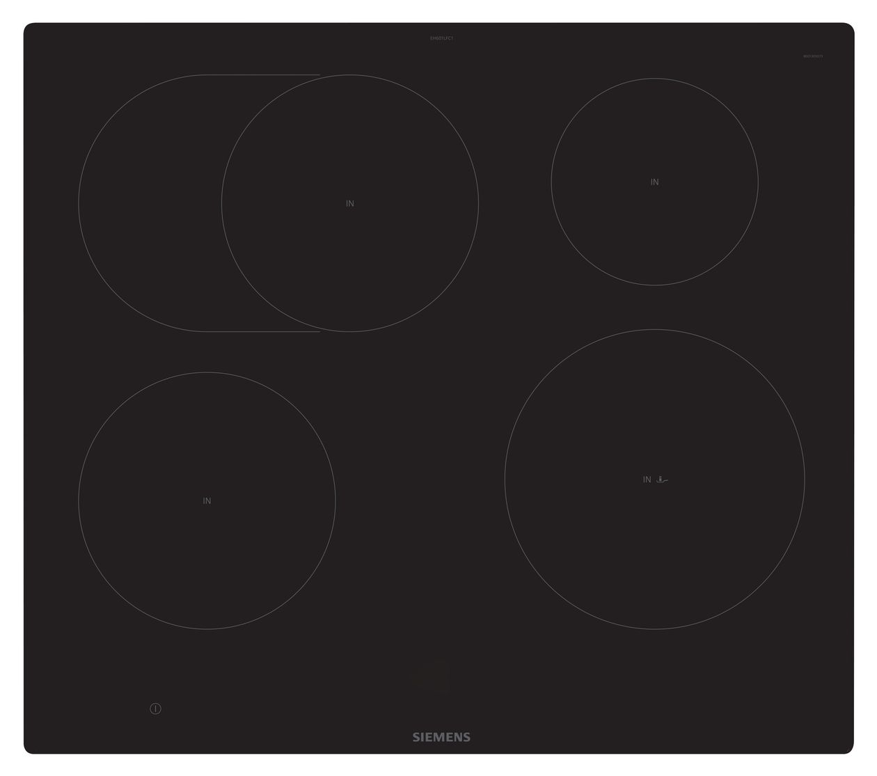 iQ300 EH601LFC1E autarkes 60cm Induktions Kochfeld/Herdplatte 4 Zone(n) 