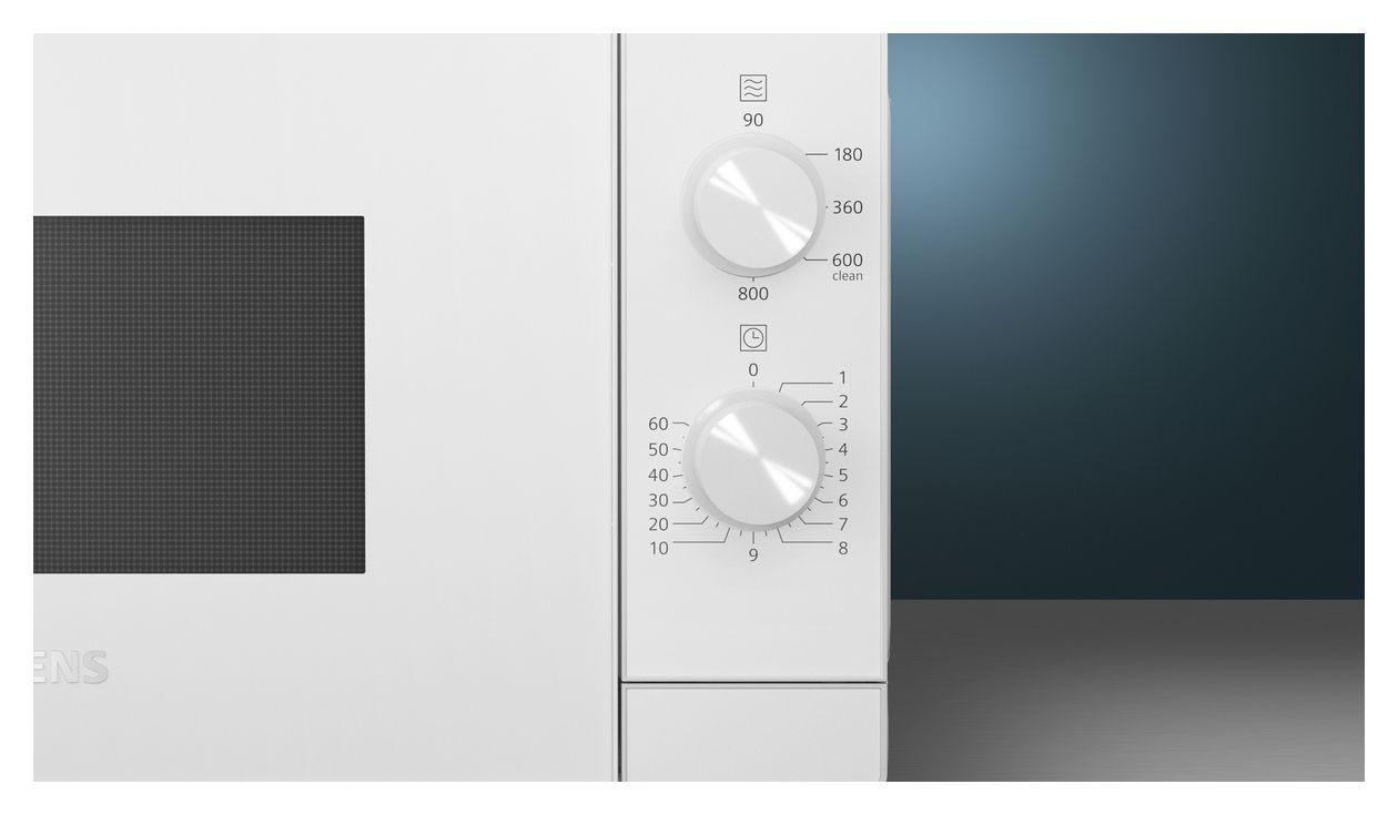 iQ300 FF020LMW0 Freistehende Mikrowelle 800 W Größe: klein 5 Stufen  (Weiß) 