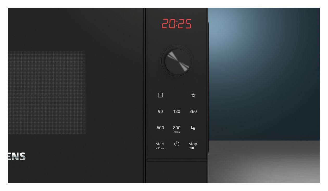 iQ300 FF023LMB2 Freistehende Mikrowelle 800 W Größe: klein 5 Stufen  (Schwarz) 