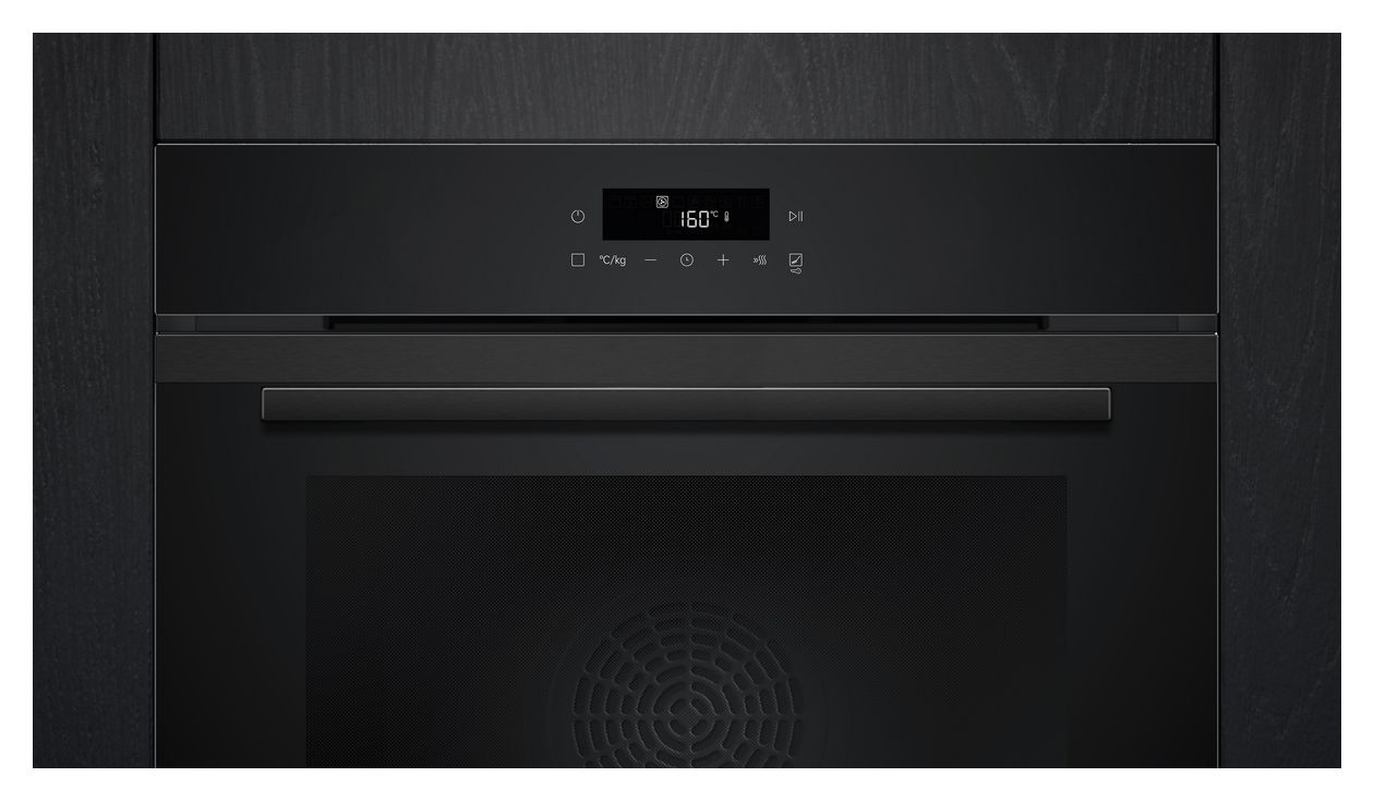 iQ300 HB271ABB3 Einbaubackofen groß AutoClean (Schwarz) 