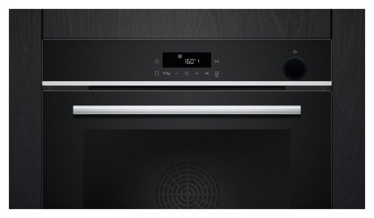 iQ300 HR532GBS3 Einbaubackofen groß Dampfgaren AutoClean 