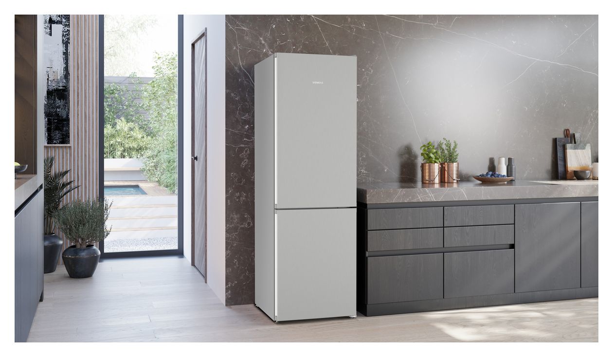 iQ300 KG36N2LCF 218 l / 103 l Kühl-Gefrierkombi freistehend NoFrost 159 kWh Jahr  (Edelstahl) 