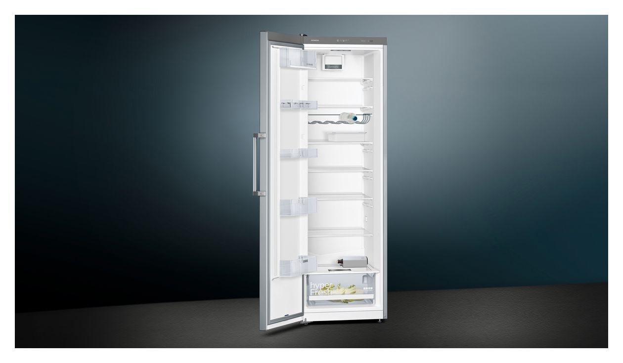 iQ300 KS36VGIDP 346 l / 346 l Kühlschrank freistehend EEK: D 93 kWh Jahr  (Edelstahl) 