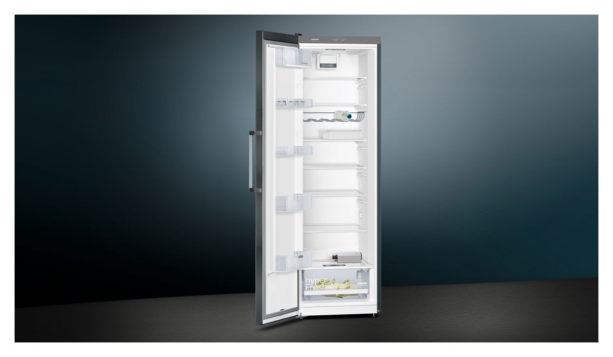 iQ300 KS36VGXDP 346 l / 346 l Kühlschrank freistehend EEK: D 93 kWh Jahr  (Schwarz) 
