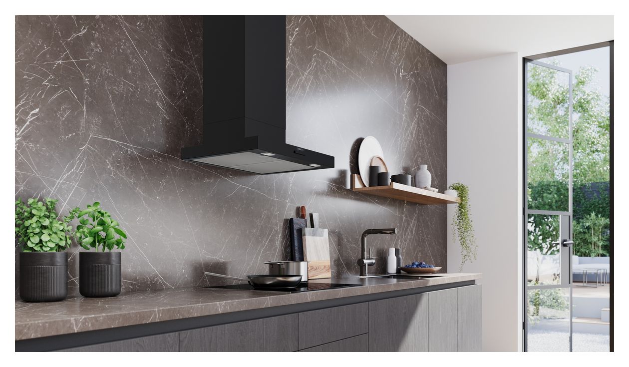 iQ300 LC65BCC60 Dunstabzugshaube Wand 60 cm Abluft (Edelstahl) 