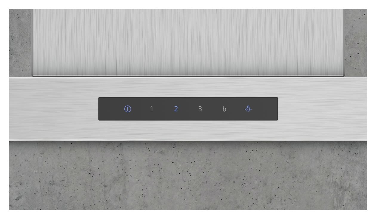 iQ300 LC66BBM50 Umluft Dunstabzugshaube/Esse Wand 60 cm (Edelstahl) 