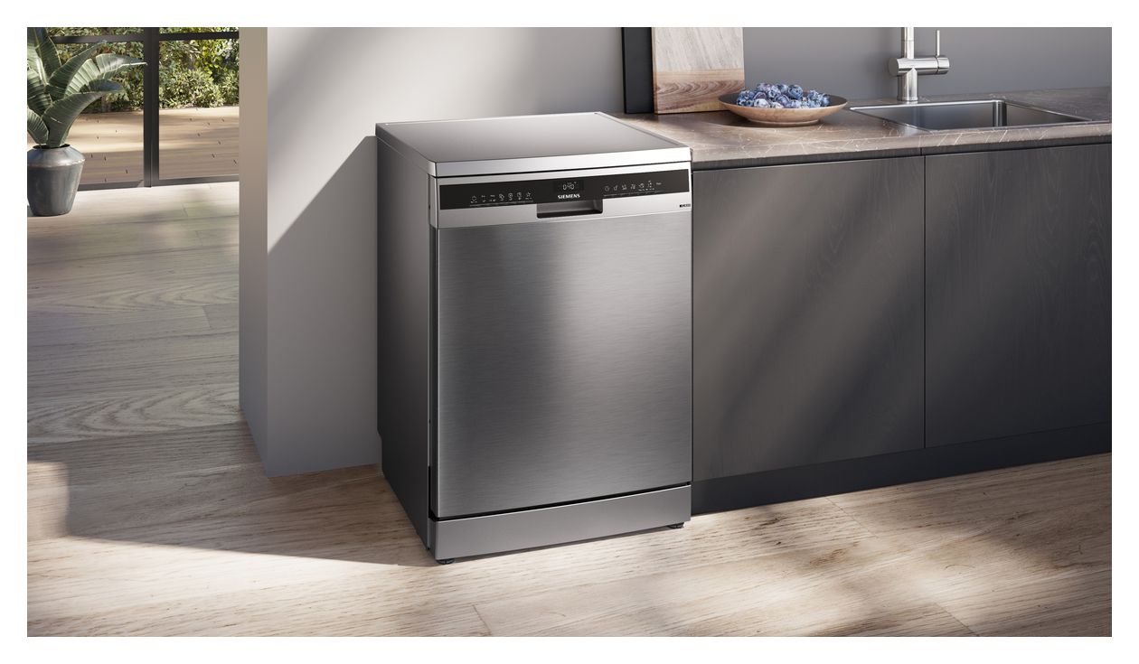 iQ300 SN23EI03KE 60 cm Geschirrspüler freistehend Sehr leise 13 Maßgedecke aquaStop Funktion 