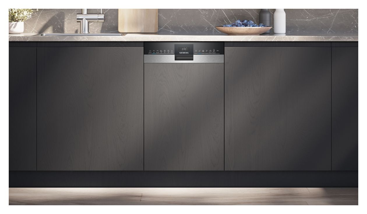 iQ300 SR53HS74KE 45 cm Geschirrspüler teilintegriert (ohne Front) Leise 10 Maßgedecke aquaStop Funktion Wärmetauscher 