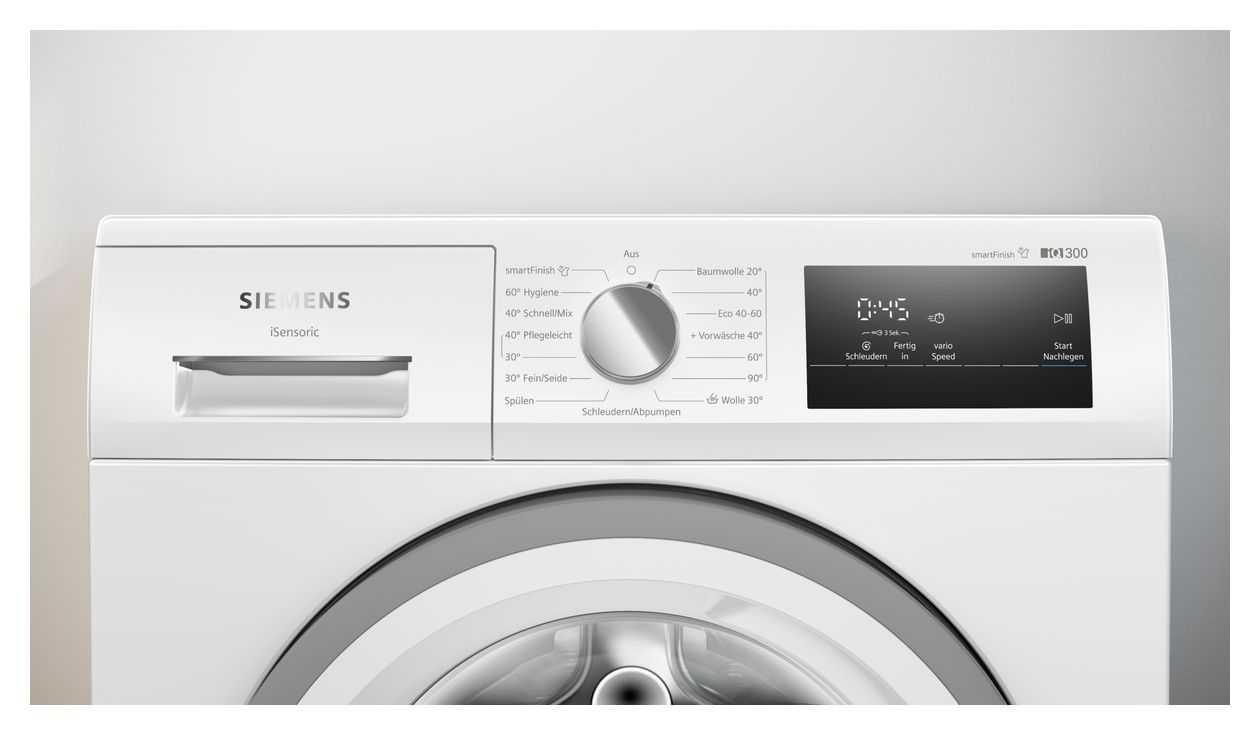 IQ300 WM14N094 8 kg Frontlader Waschmaschine 1400 U/min aquaStop Funktion 
