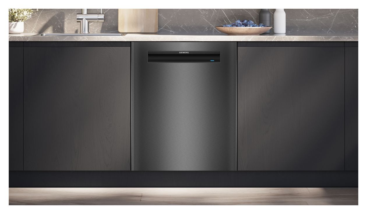 iQ500 SN15EC06CS 60 cm Geschirrspüler unterbaufähig Sehr leise 14 Maßgedecke aquaStop Funktion Heat exchanger/Drying assistant 