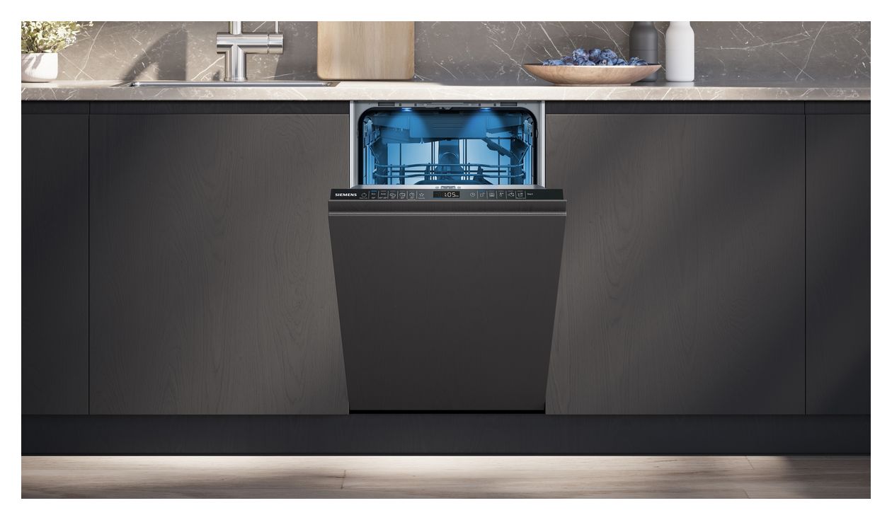 iQ500 SR65EX09ME 45 cm Geschirrspüler vollintegriert (ohne Front) Leise 10 Maßgedecke aquaStop Funktion Wärmetauscher 