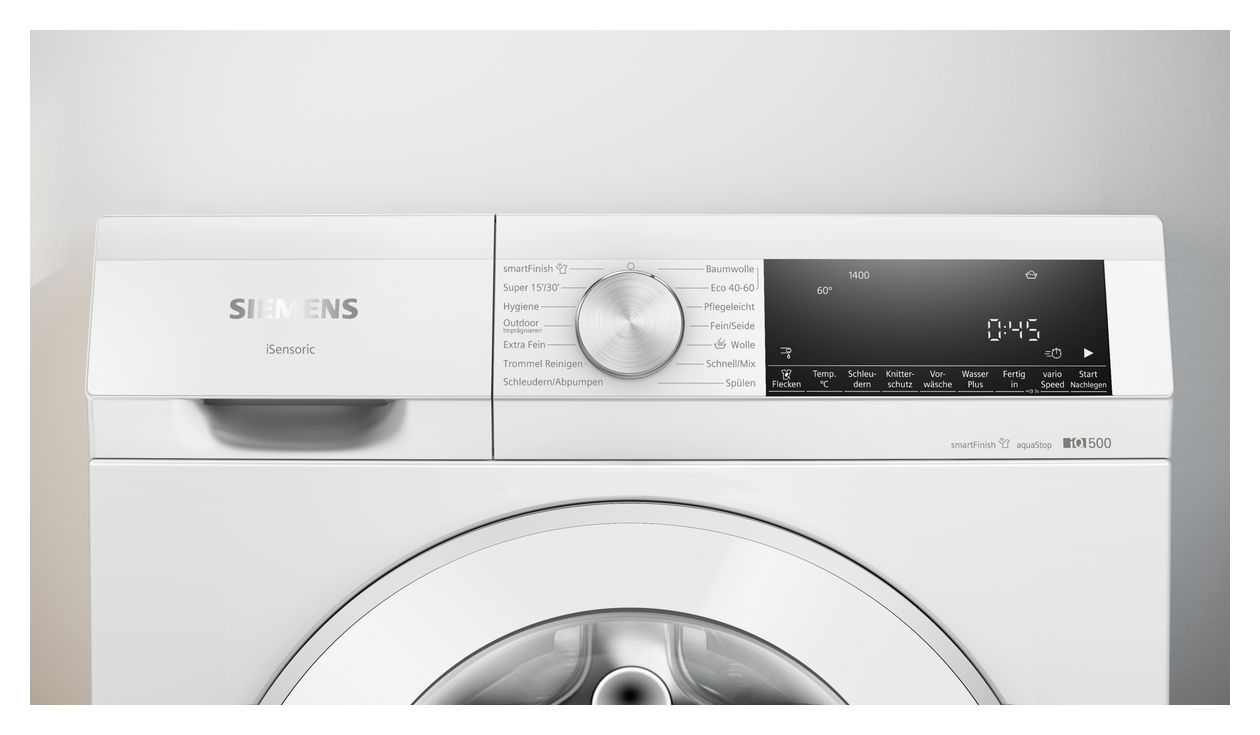 iQ500 WG44G2Z90 9 kg Frontlader Waschmaschine 1400 U/min aquaStop Funktion 