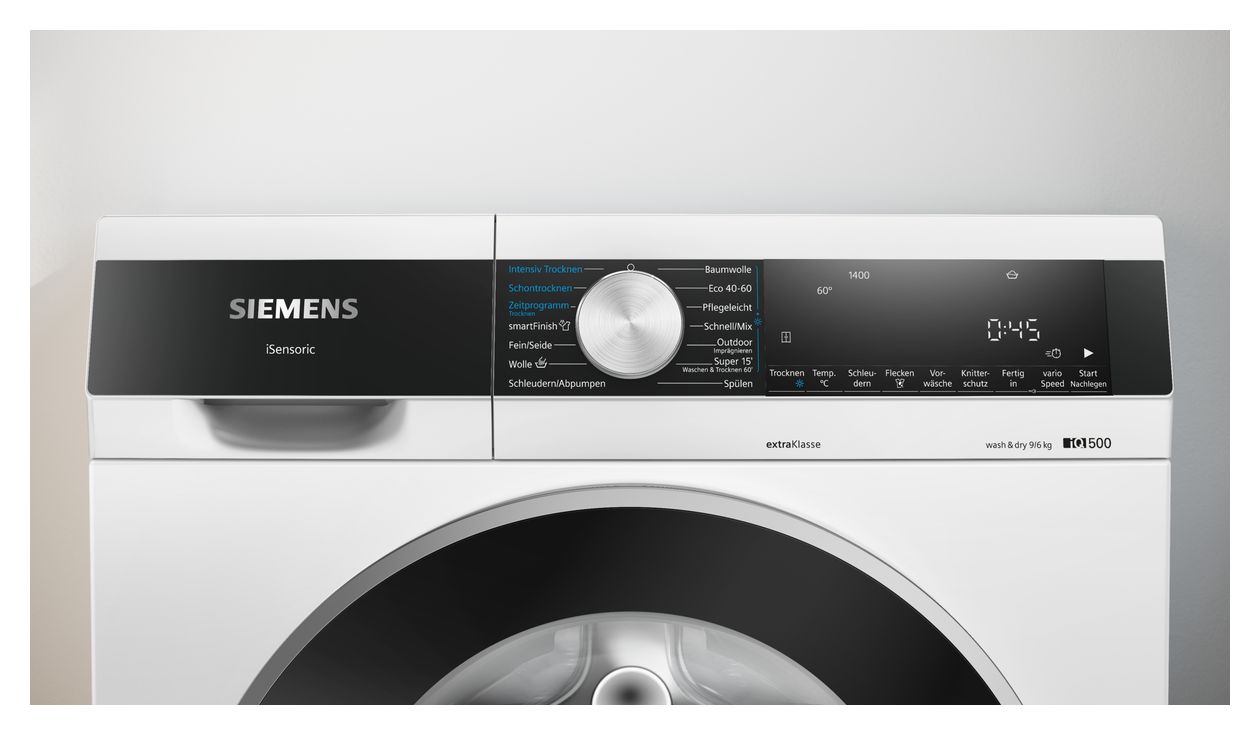 iQ500 WN44G292 9 kg 6 kg Waschtrockner 1400 U/min 