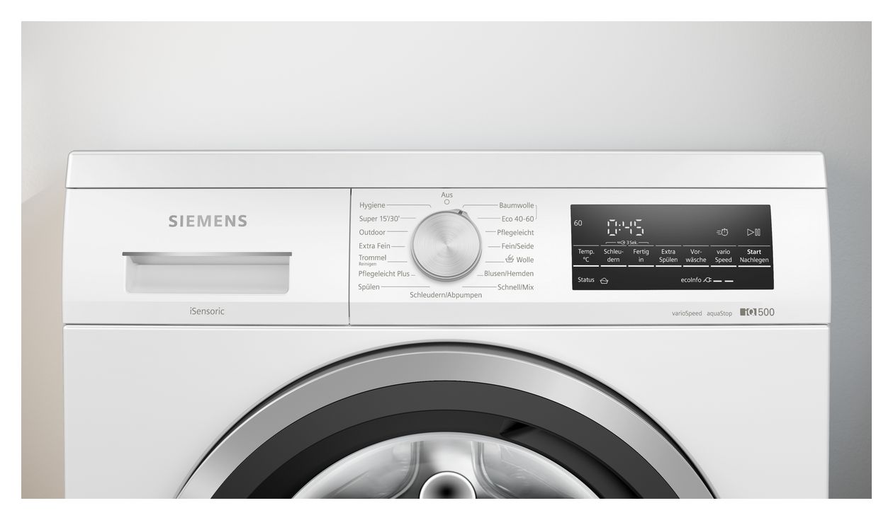 iQ500 WU14UT70 8 kg Frontlader Waschmaschine 1400 U/min aquaStop Funktion 