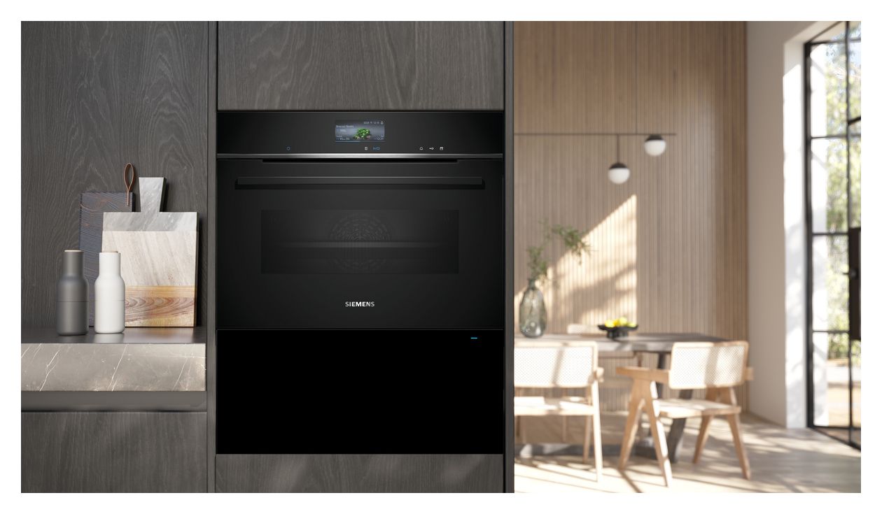 iQ700 BI710D1B1 Wärmeschublade 29 cm 30 - 80 °C (Schwarz) 