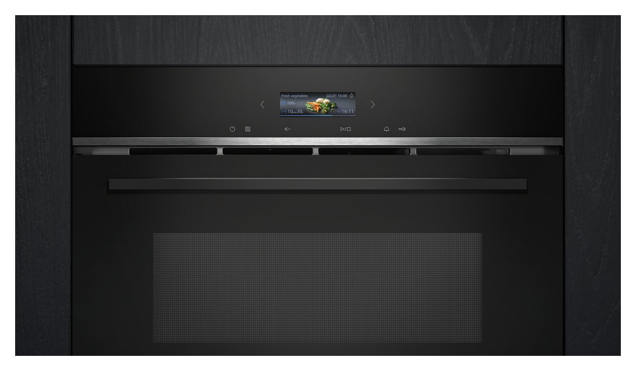 iQ700 CE732GXB1 Einbau-Mikrowelle 1000 W Größe: groß 5 Stufen Grill (Schwarz) 