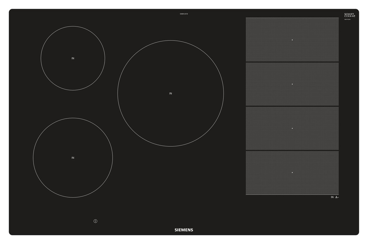 iQ700 EX801LVC1E autarkes 80cm Induktions Kochfeld/Herdplatte 5 Zone(n) 