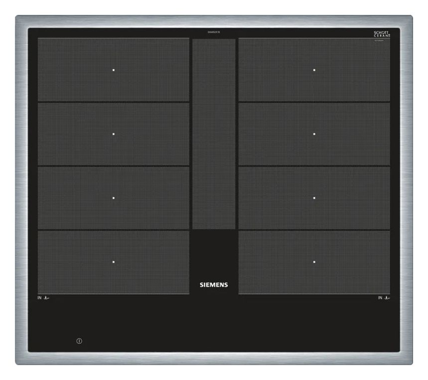 iQ700 EX96VIS3 (EX645LYC1E + HZ9CF240) autarkes 60 cm Induktions Kochfeld/Herdplatte 4 Zone(n) 