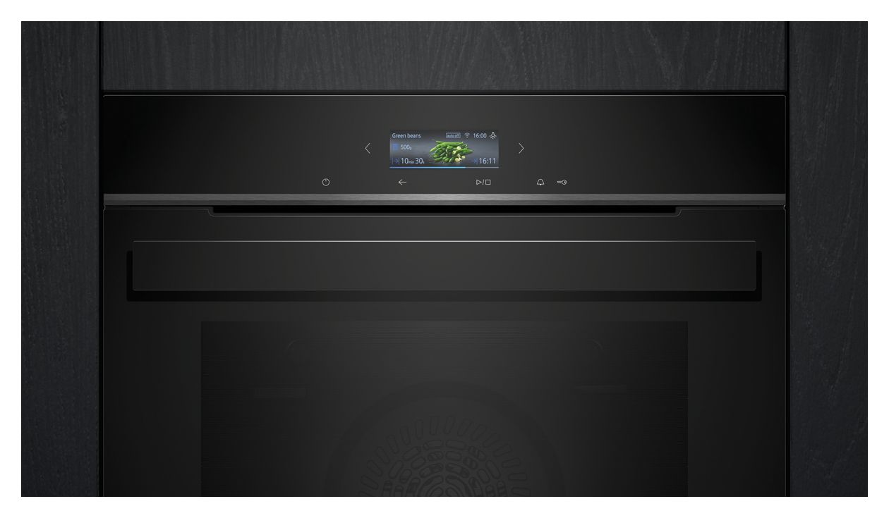 iQ700 HB934GBB1 Einbaubackofen groß AutoClean (Edelstahl, Schwarz) 