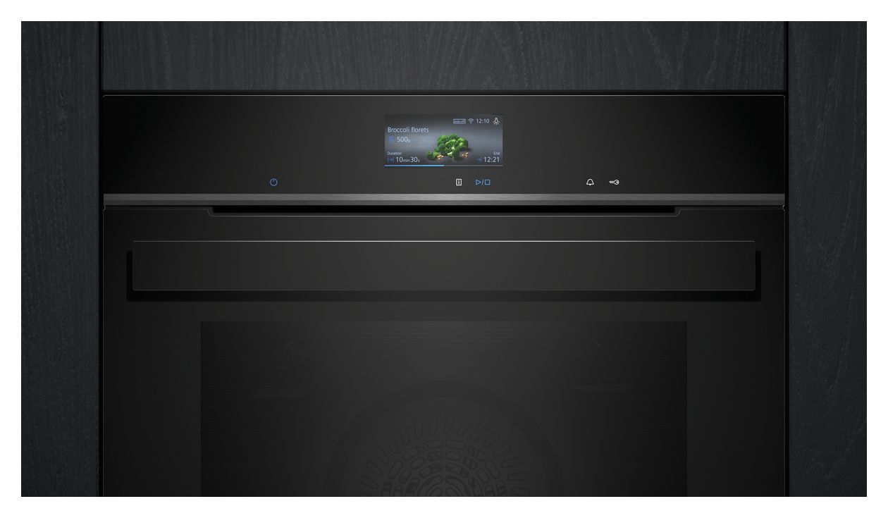 iQ700 HB976GMB1 Einbaubackofen groß AutoClean (Edelstahl, Schwarz) 