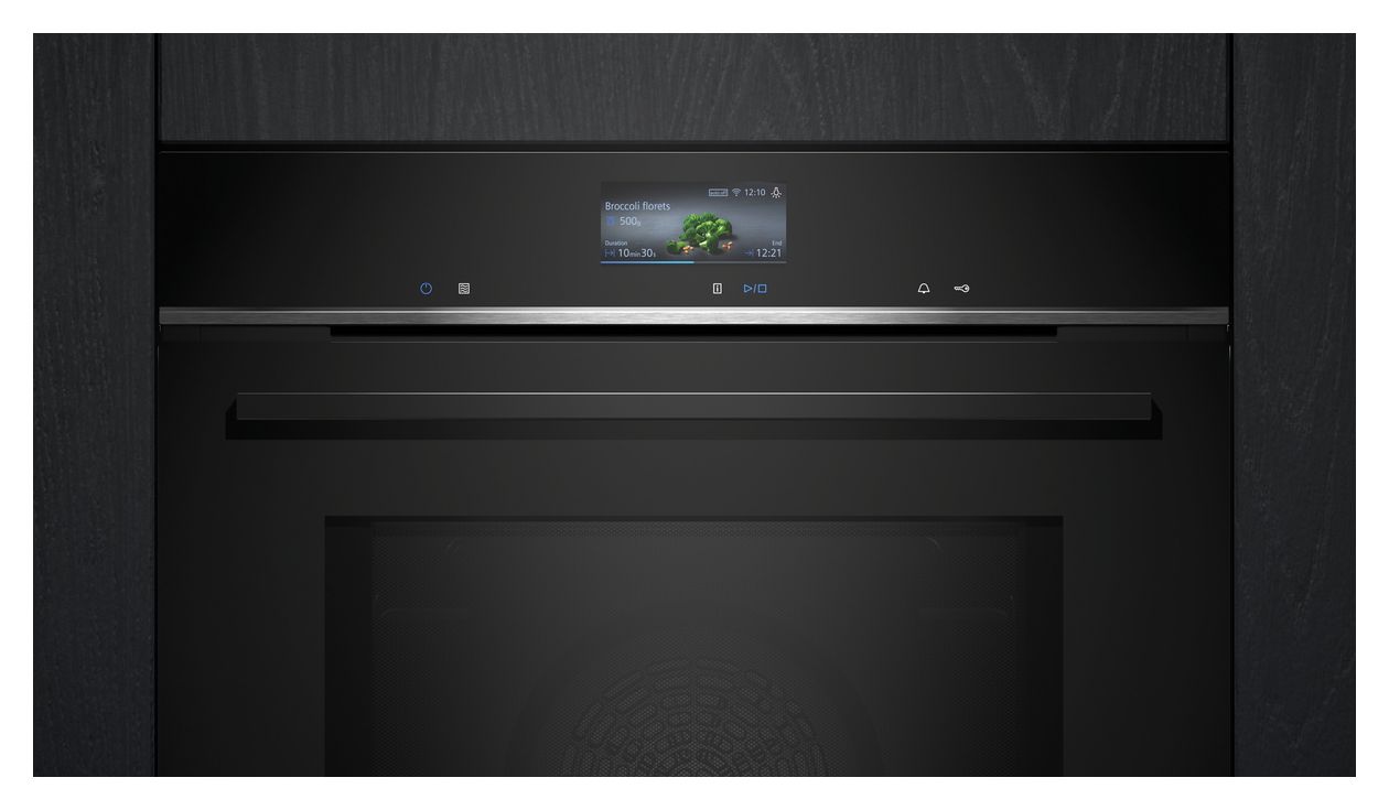 iQ700 HM776GKB1 Einbaubackofen groß AutoClean Mikrowelle 