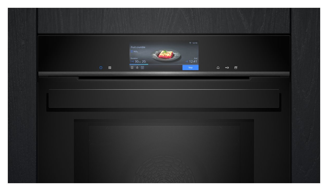 iQ700 HN978GMB1 Einbaubackofen groß AutoClean Mikrowelle (Schwarz) 