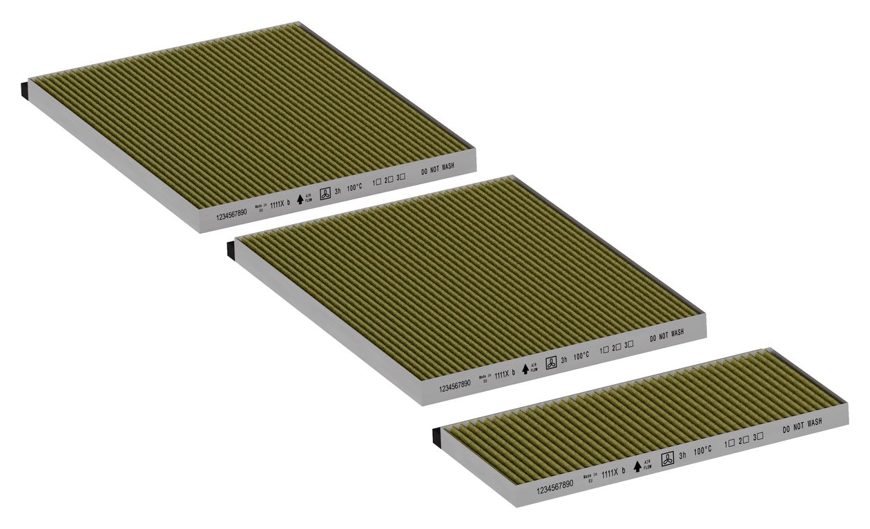 LZ11BKB16 Long-life Clean Air Geruchsfilter (Braun, Edelstahl) 