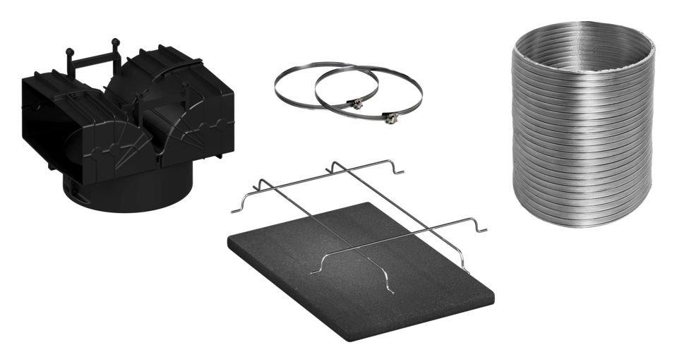 LZ11GKU13 Standard Umluftset für Dunstabzugshaube 