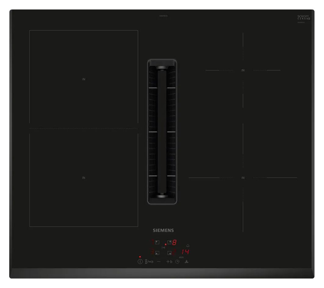 PQ312IV0SZ (HB273ABS3 + ED651BS16E) Backofen-Set groß AutoClean activeClean mit autarkem 60 cm Induktions Kochfeld 