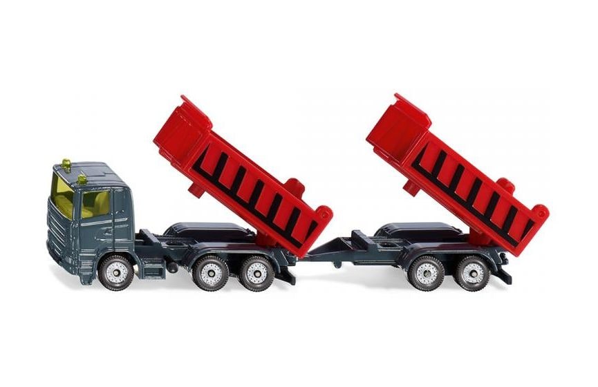 LKW mit Kippmulde und Kippanhänger 