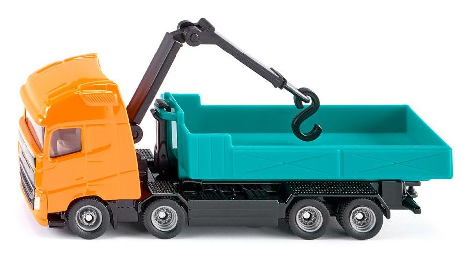 Volvo Abrollkipper mit Kran 
