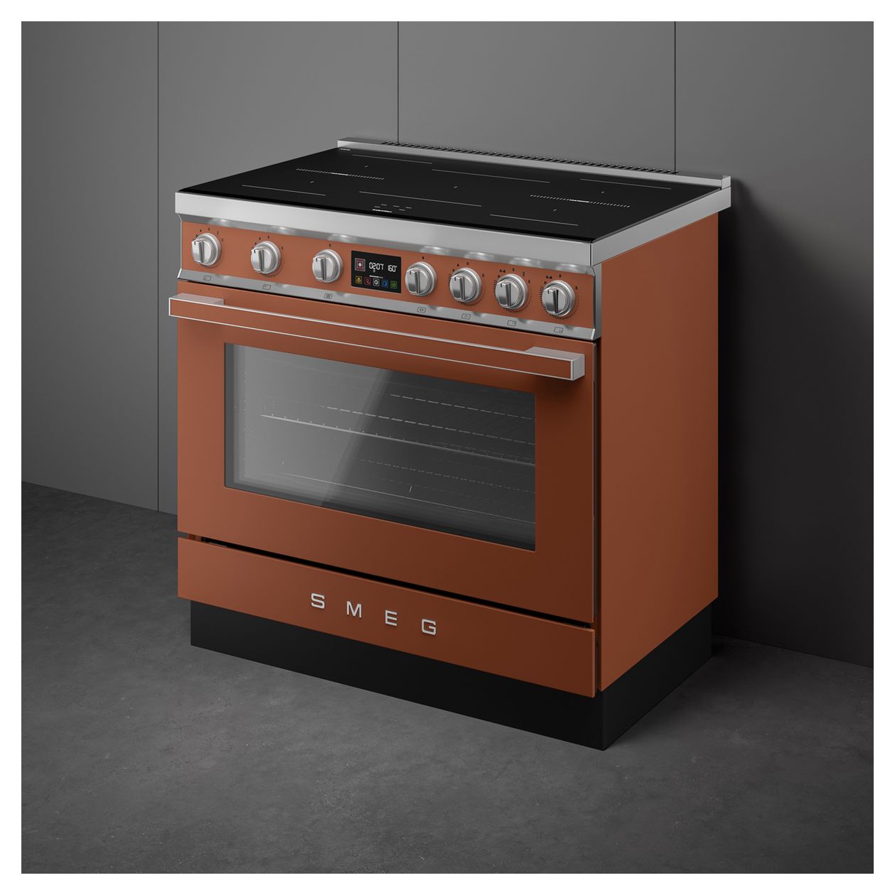 CPF90I1PAC2 Freistehender Herd Elektro 105 l 10 Beheizungsarten Vapor Clean mit Induktions Kochfeld 