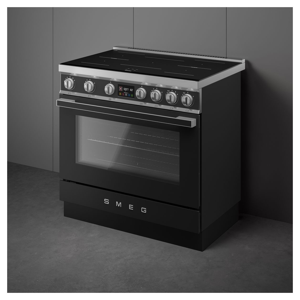 CPF90I1PAN2 Freistehender Herd Elektro 105 l 10 Beheizungsarten Vapor Clean mit Induktions Kochfeld 