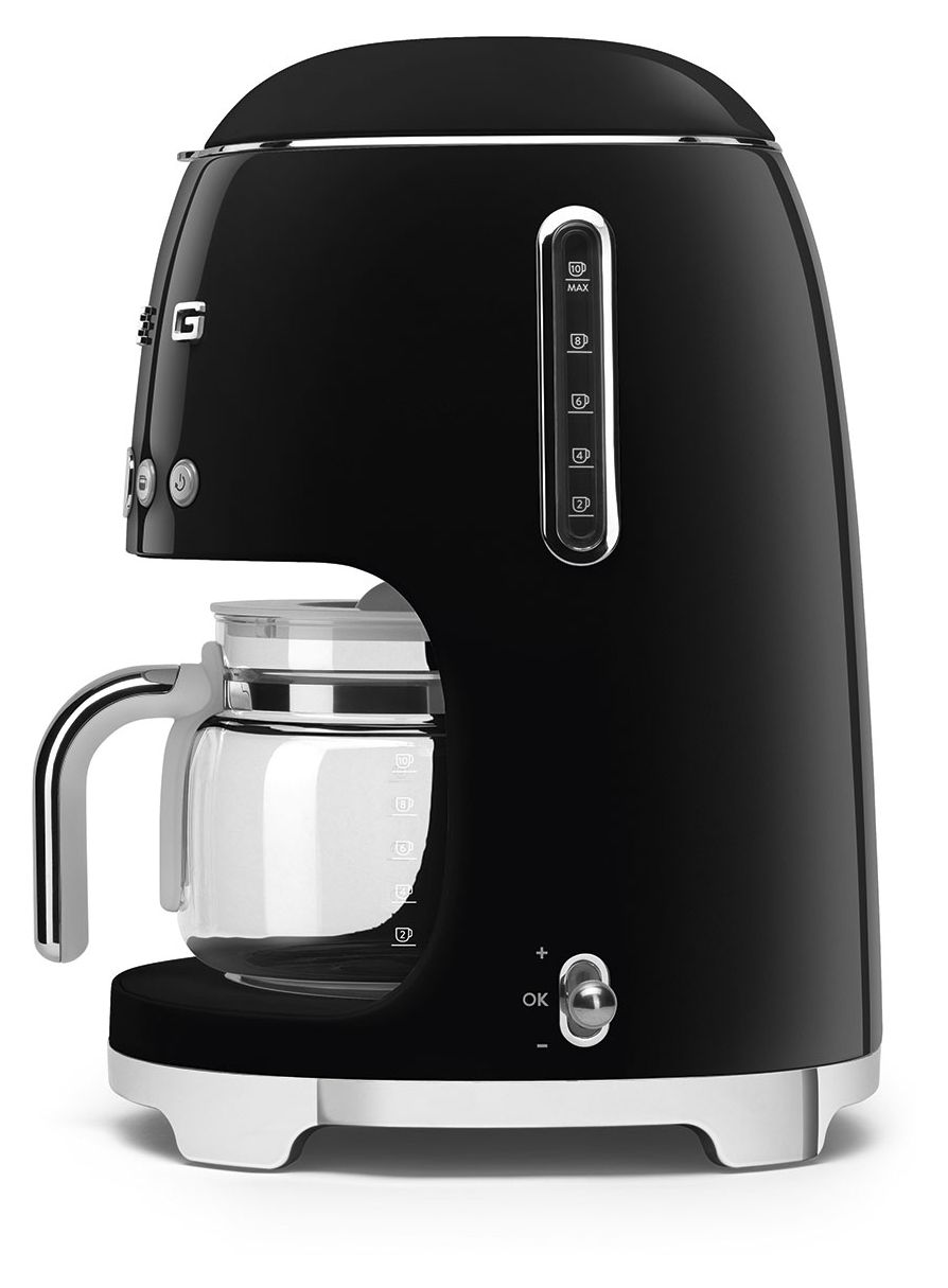 DCF02BLEU 10 Tassen Filterkaffeemaschine 1,4 l  (Schwarz) 