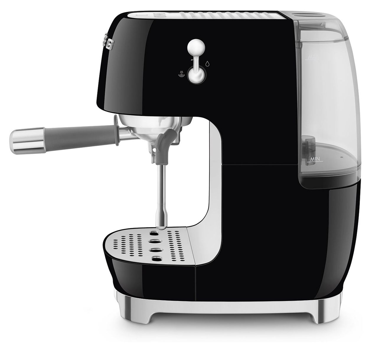 ECF03BLEU Siebträger Kaffeemaschine 15 bar 1480 W  (Schwarz) 