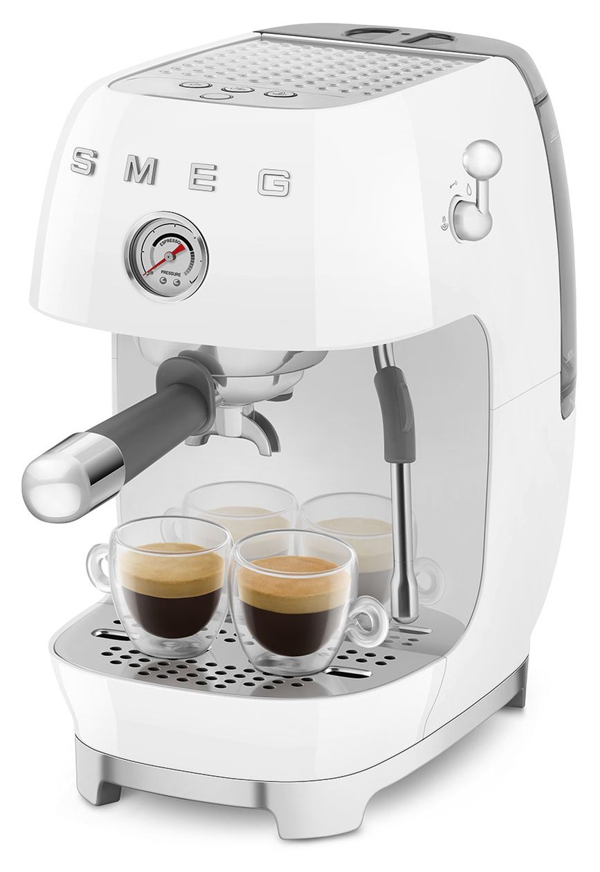 ECF03WHEU Siebträger Kaffeemaschine 15 bar 1480 W  (Weiß) 