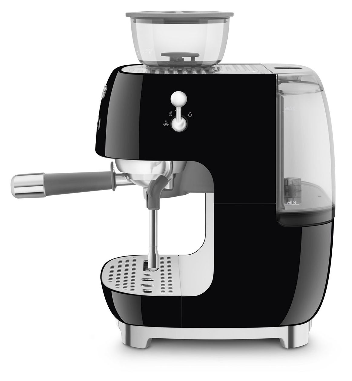EGF03BLEU Siebträger Kaffeemaschine 15 bar 1650 W  (Schwarz) 