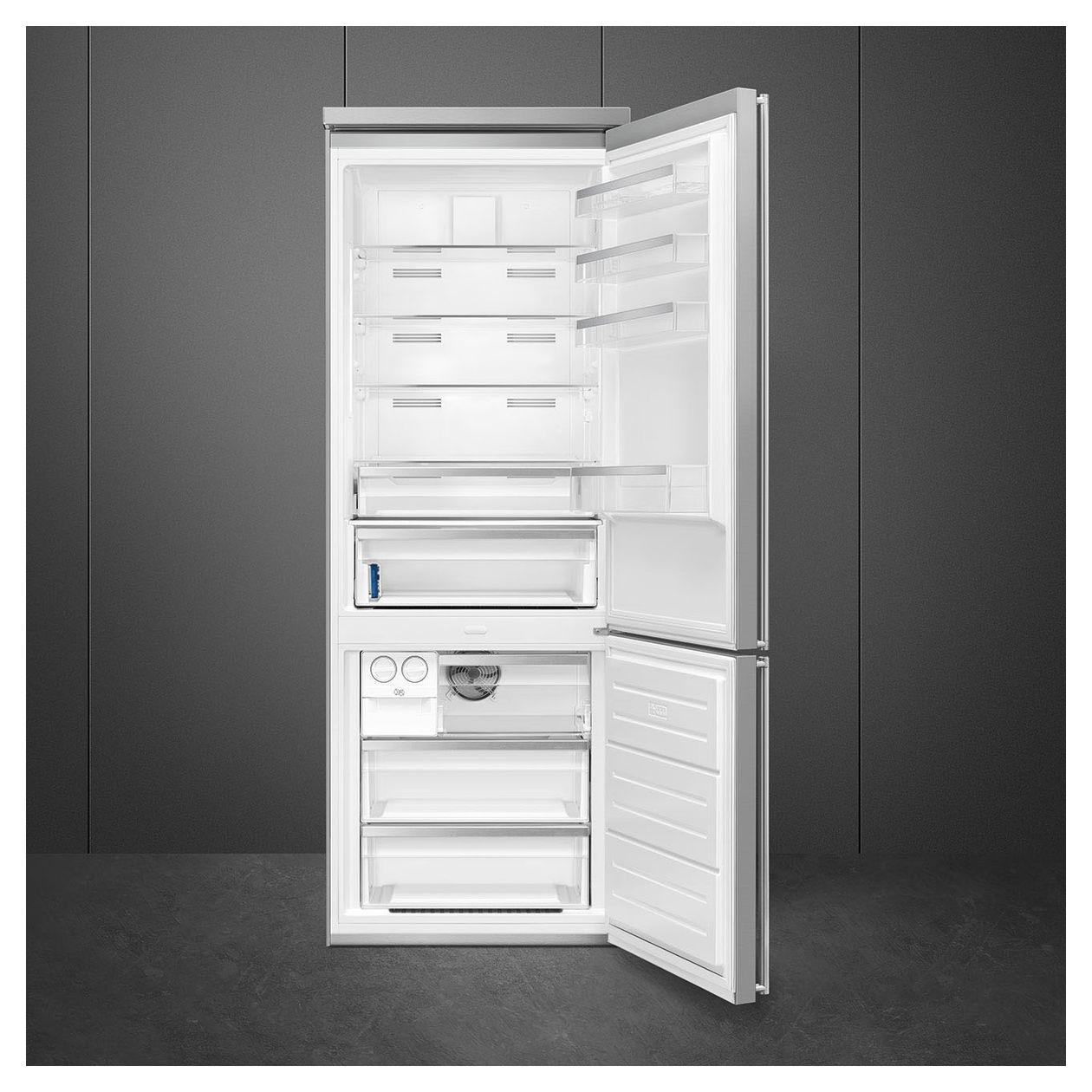 FA3905RX5 344 l / 137 l Kühl-Gefrierkombi freistehend NoFrost 285 kWh Jahr  (Edelstahl) 