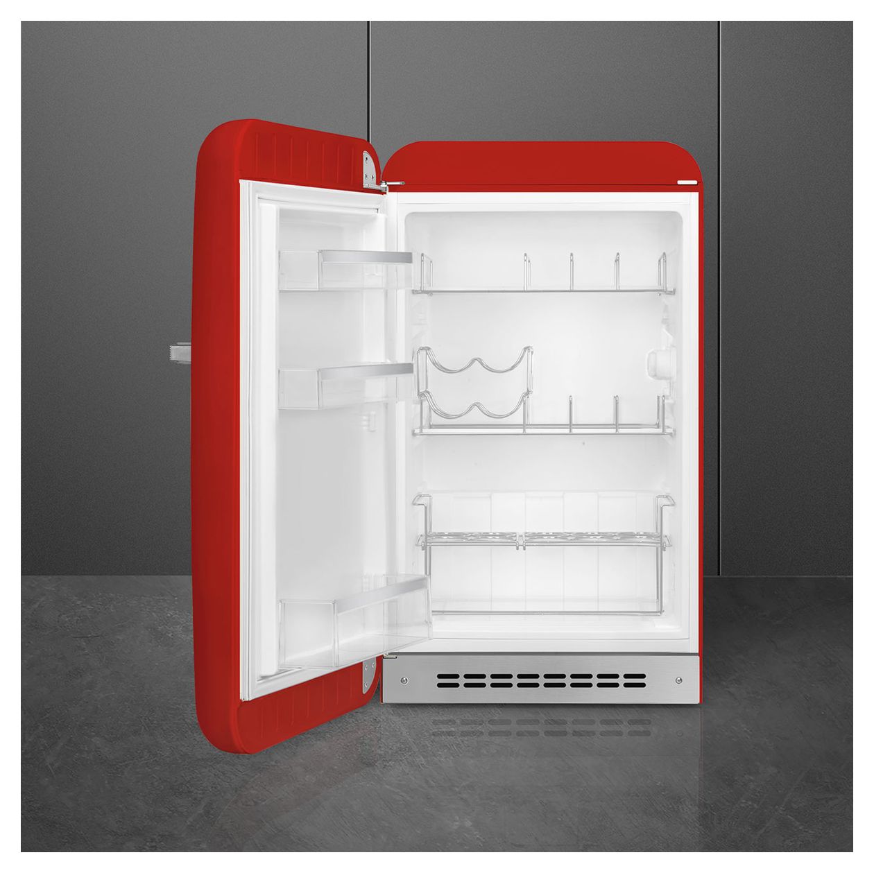 FAB10HLRD6 135 l / 135 l Kühlschrank freistehend EEK: D 72 kWh Jahr  (Rot) 