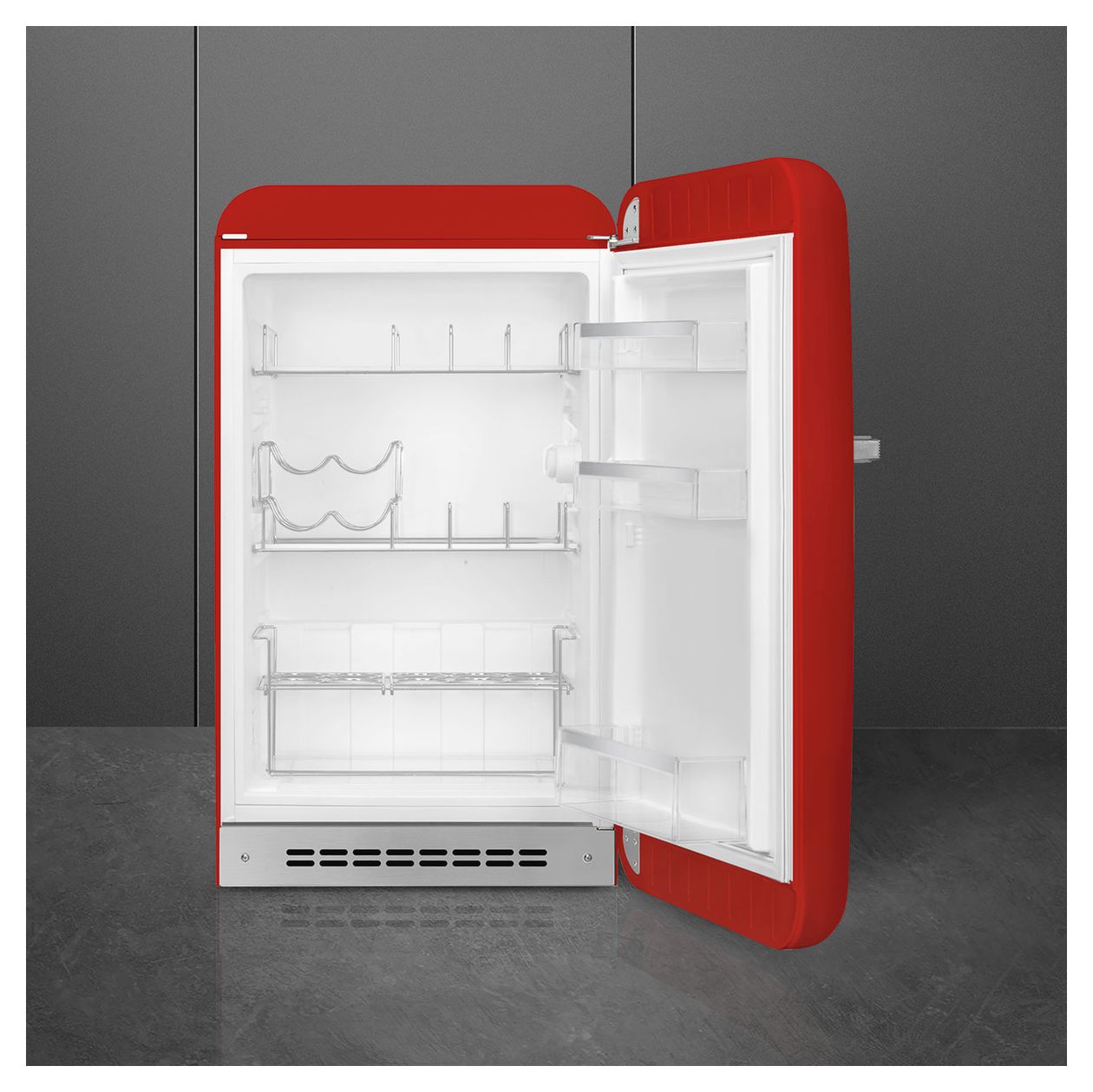 FAB10HRRD6 135 l / 135 l Kühlschrank freistehend EEK: D 72 kWh Jahr  (Rot) 