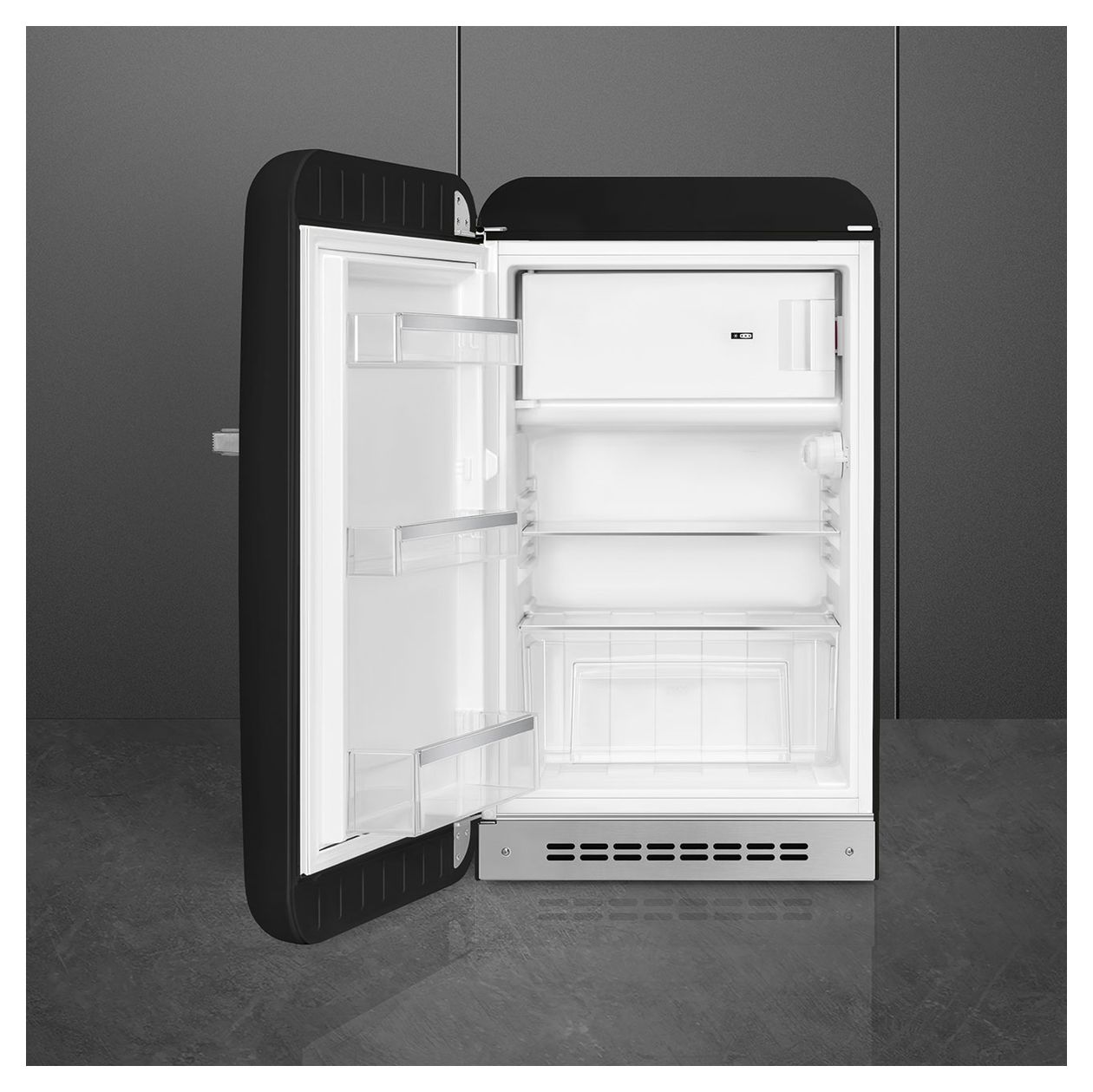 FAB10LBL6 122 l / 105 l Kühlschrank freistehend EEK: D 115 kWh Jahr  (Schwarz) 