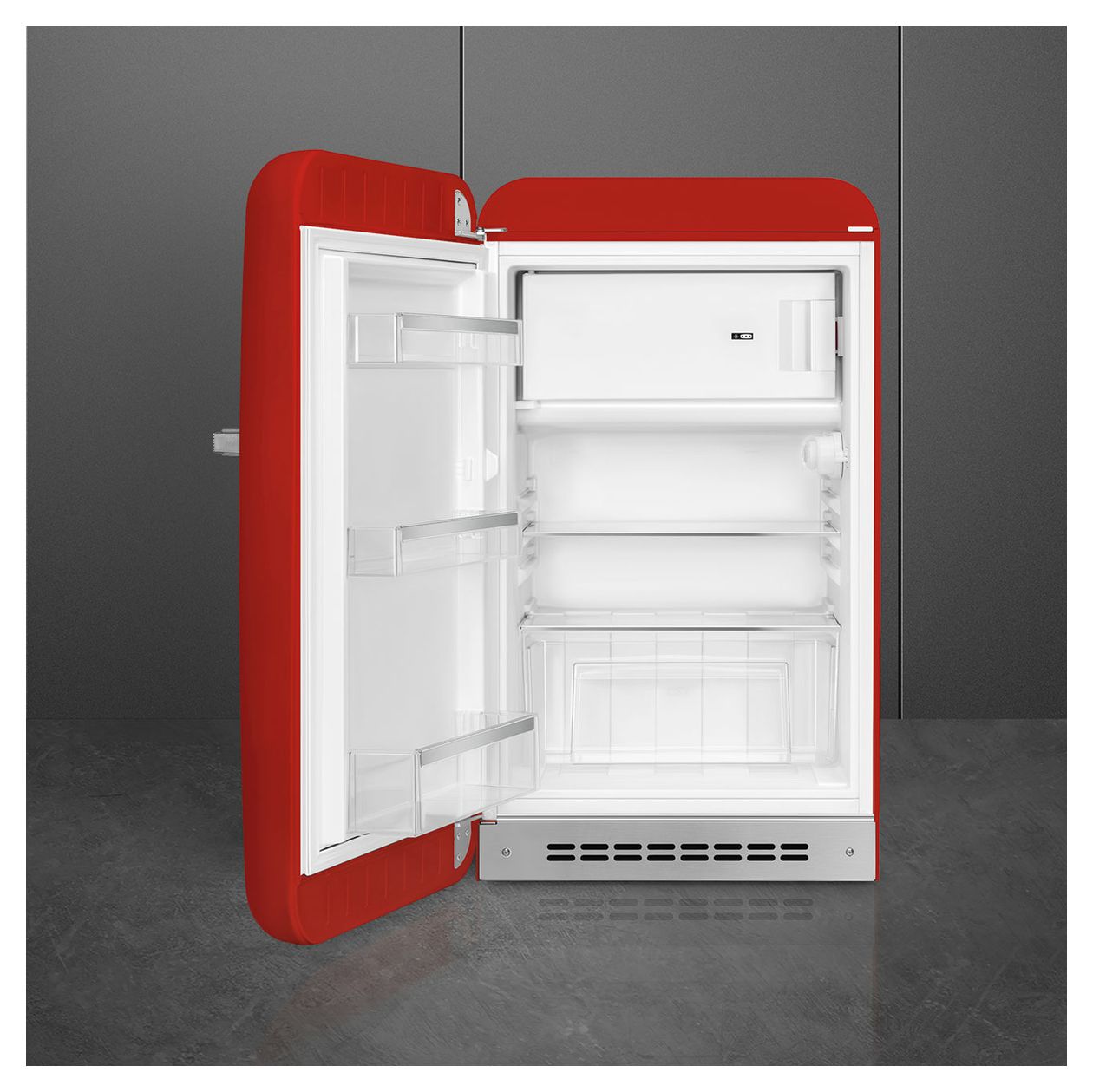 FAB10LRD6 122 l / 105 l Kühlschrank freistehend EEK: D 115 kWh Jahr  (Rot) 